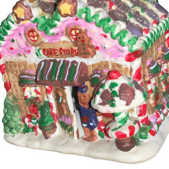 Gingerfrost Lane 2005 Cake Store Christmas Village Gingerbread House Style - Picture 9 of 11